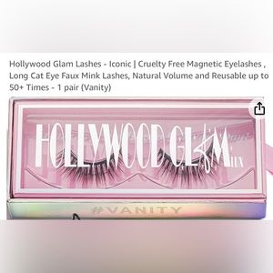 Hollywood Glam Lashes - Iconic/Cruelty Free Magnetic Eyelashes, 1 pair (Vanity).
